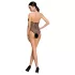 Passion BS087 - transparent black fishnet bodysuit (S-L)