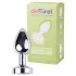 Desirel GlowPlug - Illuminating Anal Plug - Small (Silver)