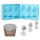 Anal plug ice cube maker silicone mould (blue)