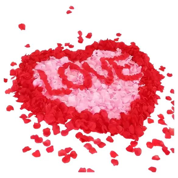500 Red Rose Petals