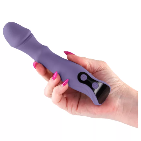 NS Novelties - thrusting, rotating vibrator (purple)