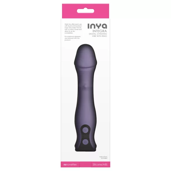 NS Novelties - thrusting, rotating vibrator (purple)