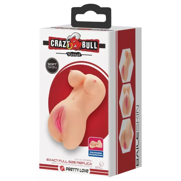 Pretty Love - Crazy Bull - realistic mini vagina (natural)