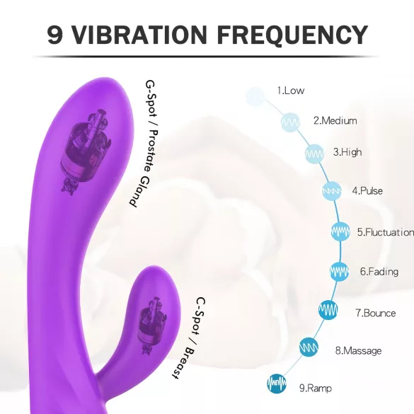 Sex HD Muses - Rechargeable Waterproof Vibrator (Purple)