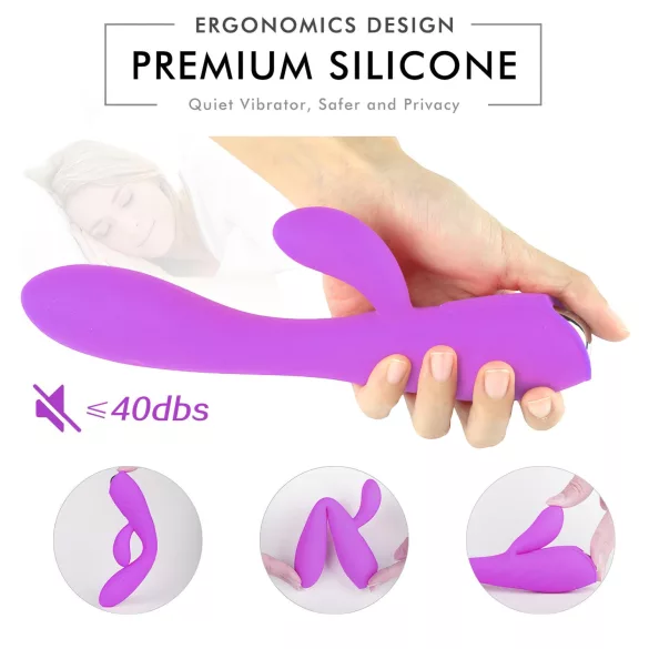 Sex HD Muses - Rechargeable Waterproof Vibrator (Purple)