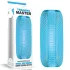 Lovetoy Training Master - Double‑sided Ribbed Masturbator (Blue)