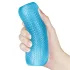 Lovetoy Training Master - Double‑sided Ribbed Masturbator (Blue)