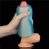 Lovetoy Training Master - Double‑sided Ribbed Masturbator (Blue)