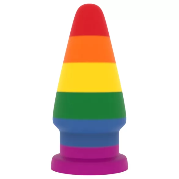 Lovetoy Prider - anal dilator plug - 15 cm (rainbow)