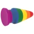 Lovetoy Prider - anal dilator plug - 15 cm (rainbow)