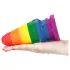 Lovetoy Prider - anal dilator plug - 15 cm (rainbow)