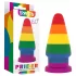 Lovetoy Prider - anal dilator plug - 15 cm (rainbow)