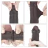 Lovetoy Sliding-Skin - double-layer dildo - 18 cm (brown)