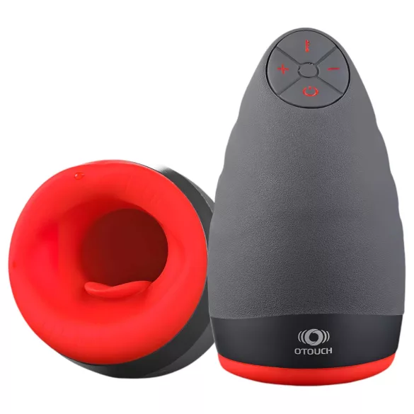 OTOUCH Chiven 2 - Rechargeable Vibrating Mouth Masturbator (Black)