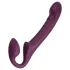 Honey Play Box Bliss - Rotating Beaded Strap-On Vibrator (Purple)