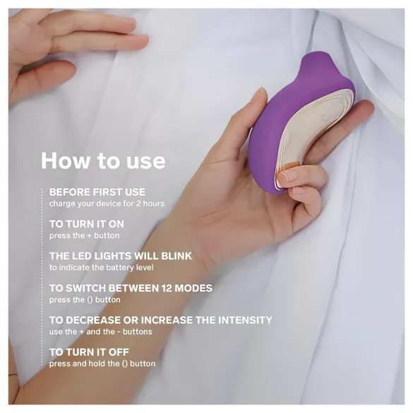LELO Sona 2 - Sonic Clitoral Stimulator (Purple)