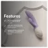 LELO INA Twist - app-controlled G-spot vibrator with clitoral arm (purple)
