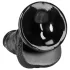 RealRock - suction cup dildo with balls - 15.5 cm (black)