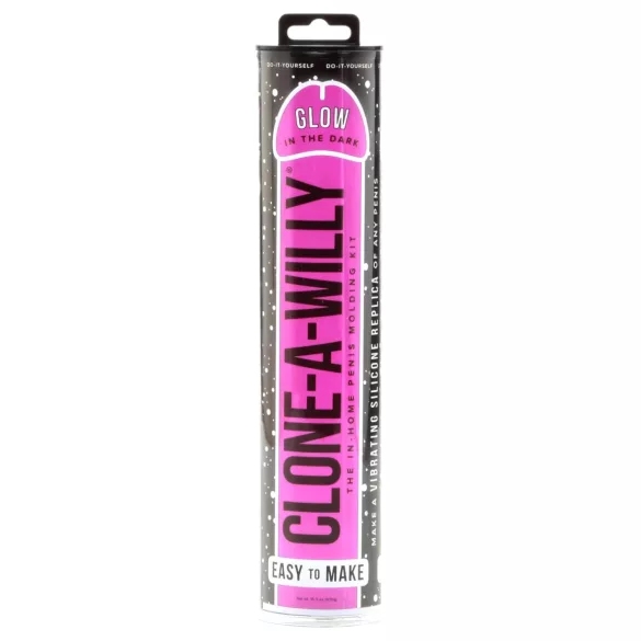 Clone-a-Willy - Glow-in-the-Dark Penis Clone Kit (Pink)