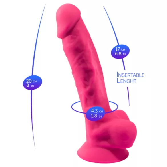Silexd - Pink Remote-Controlled Suction Cup Vibrator
