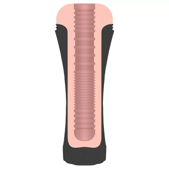 JamyJob - Realistic Pocket Pussy (Black-Natural)