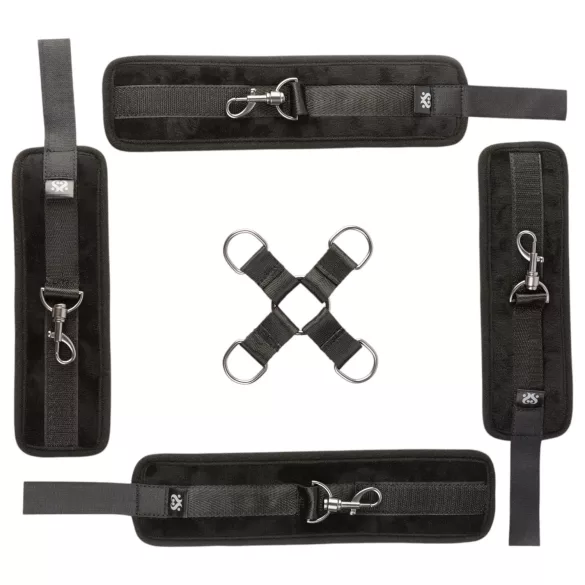 Sei Mio - Black Ankle & Wrist Cuffs