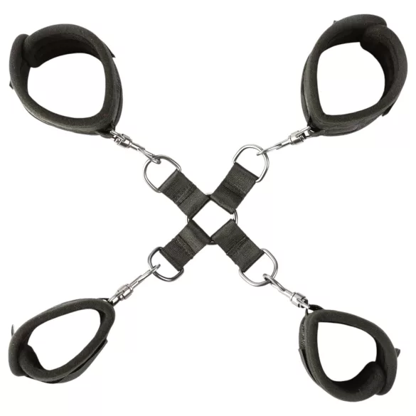 Sei Mio - Black Ankle & Wrist Cuffs