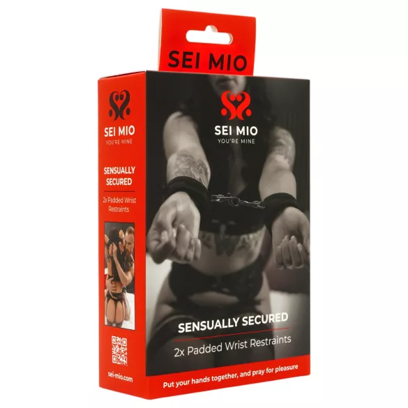 Sei Mio - soft cuffs (black)