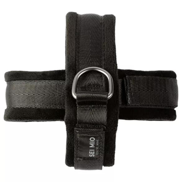 Sei Mio - Black Crossed Handcuffs