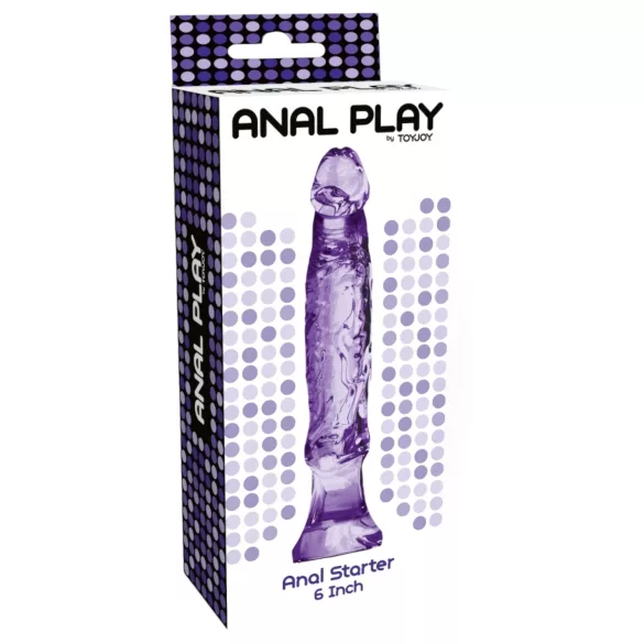 Toyjoy Anal Starter - Realistic 16cm Purple Anal Dildo