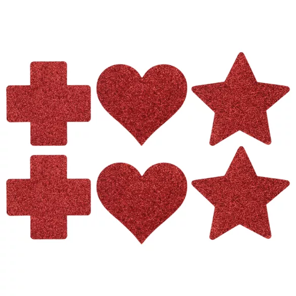 Le Désir - nipple sticker set - 3 pairs (red)