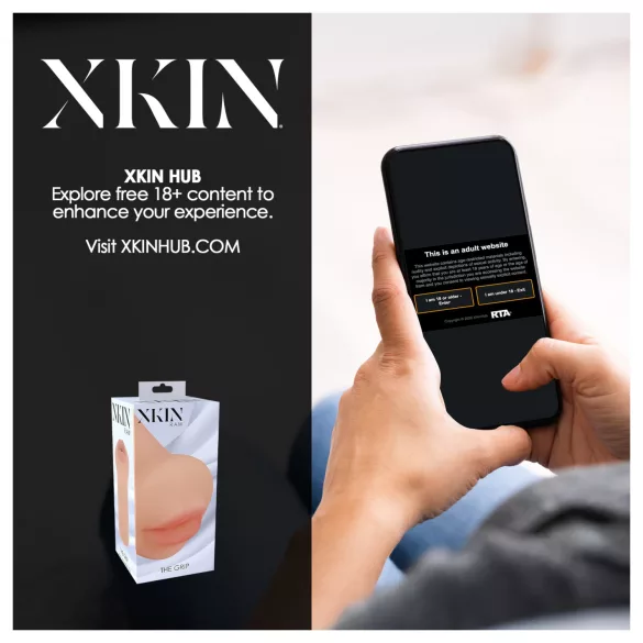 XKIN - lifelike artificial mouth masturbator - S (natural)