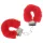 Ouch! - plush handcuffs (red)