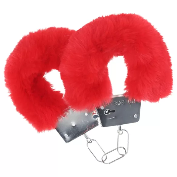 Ouch! - plush handcuffs (red)