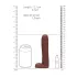S-Line - Dicky - penis-shaped soap with chocolate scent (210g)