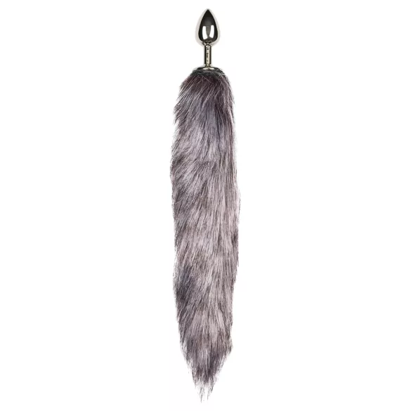 Easytoys Fox NO5 - Silver Anal Plug with Silver Fox Tail