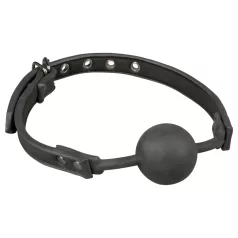 EasyToys - silicone ball gag (black)