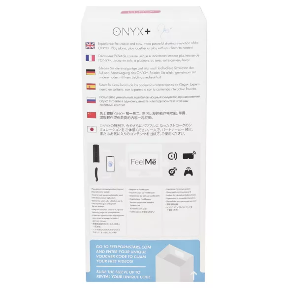 Kiiroo Onyx+ Asa Akira Experience - Interactive Male Stimulator (Black)