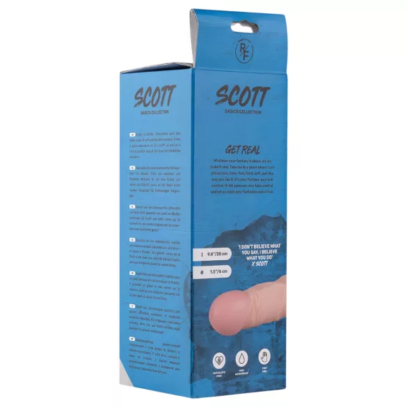 Real Fantasy Scott - Lifelike Dildo - 25cm (Natural)