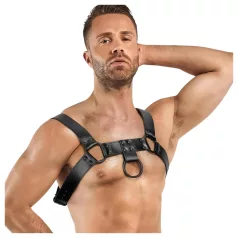 Bedroom Fantasies Bruno - black body harness top (S-XL)