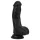 Easytoys - Realistic Black Dildo with Balls - 12 cm