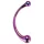 Dreamtoys - Glass Massage Dildo (Purple)
