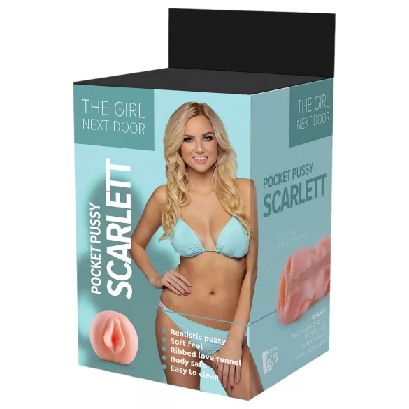 The Girl Next Door Scarlett - Realistic Pleasure Toy (Pink)