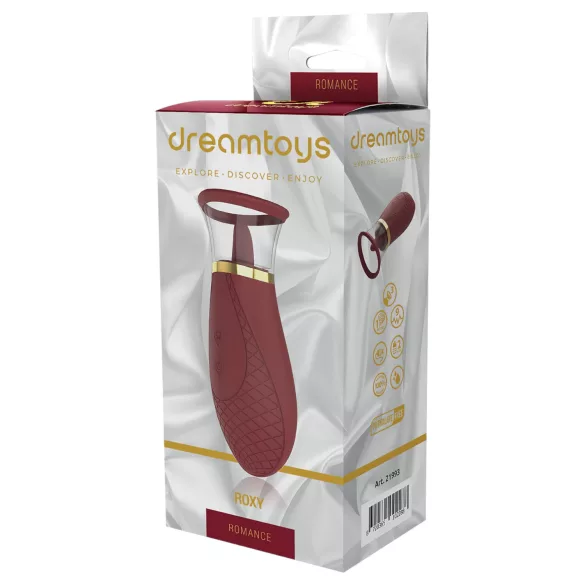 Dreamtoys Roxy - Suction & Lick Vibrator (Bordeaux)