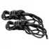 S&M - silky bondage rope set (black, 2 x 1.83 m)