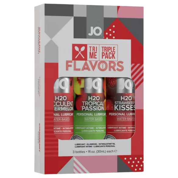 System JO - System Flavors - flavoured lubricant set (3 x 30 ml)