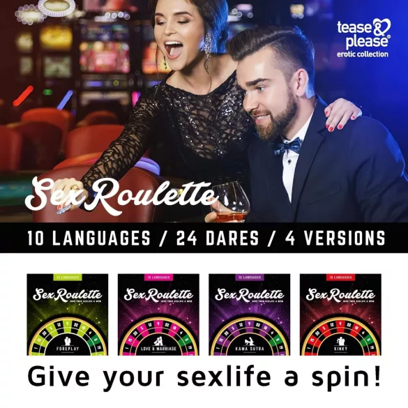 tease & please - Sex Roulette Foreplay - Roulette Board Game for Couples